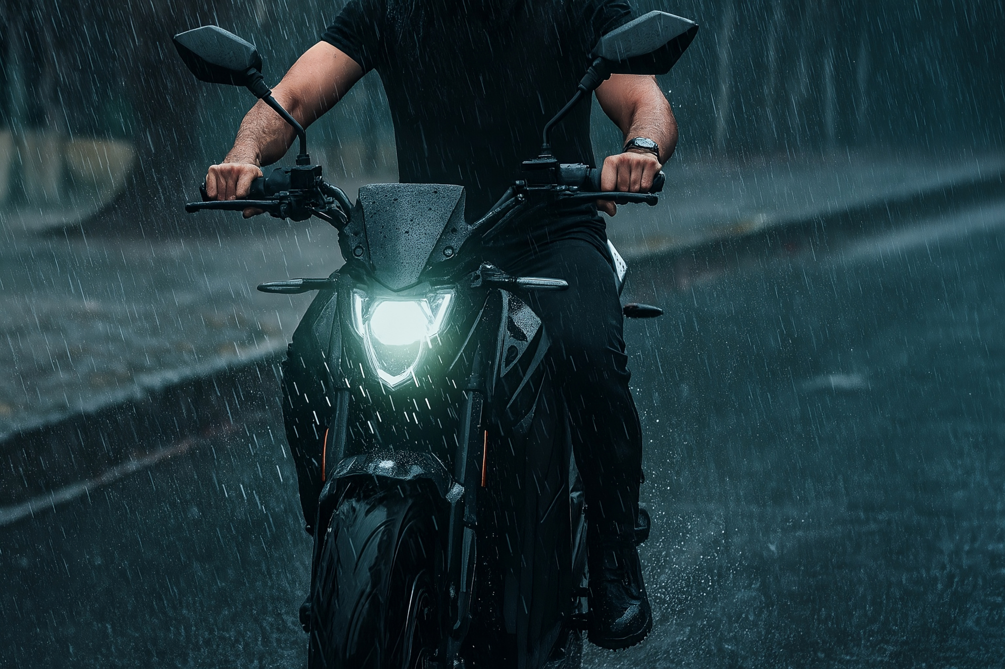 Moto na Chuva