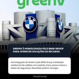 GreenV agora homologada pelo BMW Group para instalar wallbox em casa. Visita técnica, projeto correto, instalação com proteção e teste de funcionamento. Mais de 10 mil pontos já instalados no Brasil mostram escala e rotina profissional.Leia mais em nosso Site/App (Link na BIO).Hashtags: #MobilidadeElétrica #CarroElétrico #Recarga #Wallbox #Infraestrutura #Energia #Engenharia
