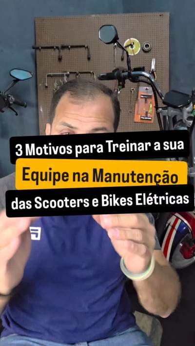 AT- 3 MOTIVOS PARA TREINAR A SUA EQUIPE NA MANUTENÇÃO DAS SCOOTERS E BIKES ELÉTRICAS.Quer aprender mais sobre a manutenção das Scooters e Bikes Elétricas? Siga nossas redes sociais.#scootereletrica #scooter #eletrotecnica #motoseletricas #eletrico #eletronica #eletrotécnico #scootereletrica #veiculoseletricos #motoseletricas