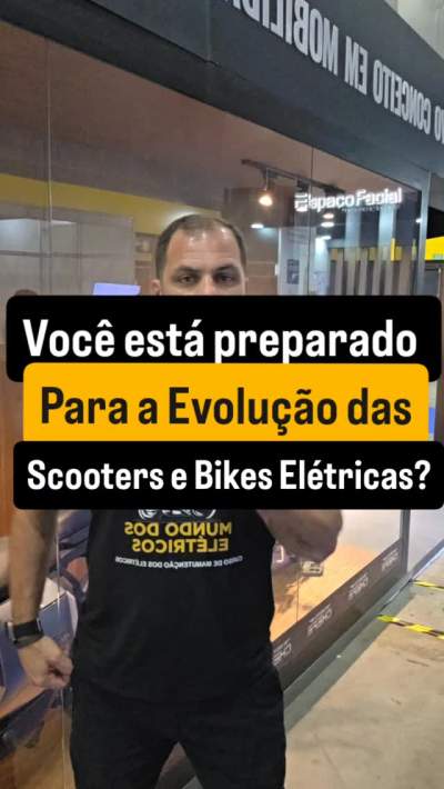 AT- VOCÊ ESTÁ PREPARADO PARA A EVOLUÇÃO DAS SCOOTERS E BIKES ELÉTRICAS.Quer aprender mais sobre a manutenção das Scooters e Bikes Elétricas? Siga nossas redes sociais.#scootereletrica #scooter #eletrotecnica #motoseletricas #eletrico #eletronica #eletrotécnico #scootereletrica #veiculoseletricos #motoseletricas