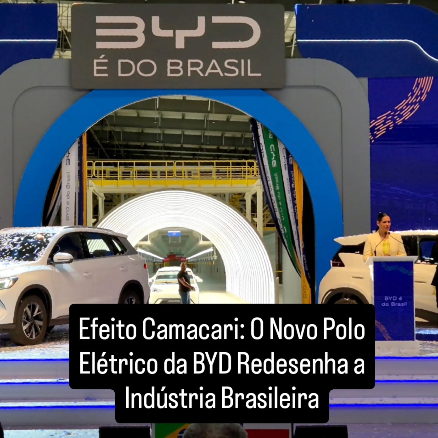 A BYD inicia a montagem do Dolphin Mini em Camaçari, marcando a estreia do primeiro elétrico nacional produzido em série. Bateria Blade, tecnologia de ponta e foco em democratização do acesso: o Brasil agora fabrica o futuro da mobilidade.Leia mais em nosso Site/App (Link na BIO)#BYDBrasil #MobilidadeElétrica #CarroElétrico #IndústriaAutomotiva #DolphinMini #Camaçari #Tecnologia #Inovação #EnergiaLimpa