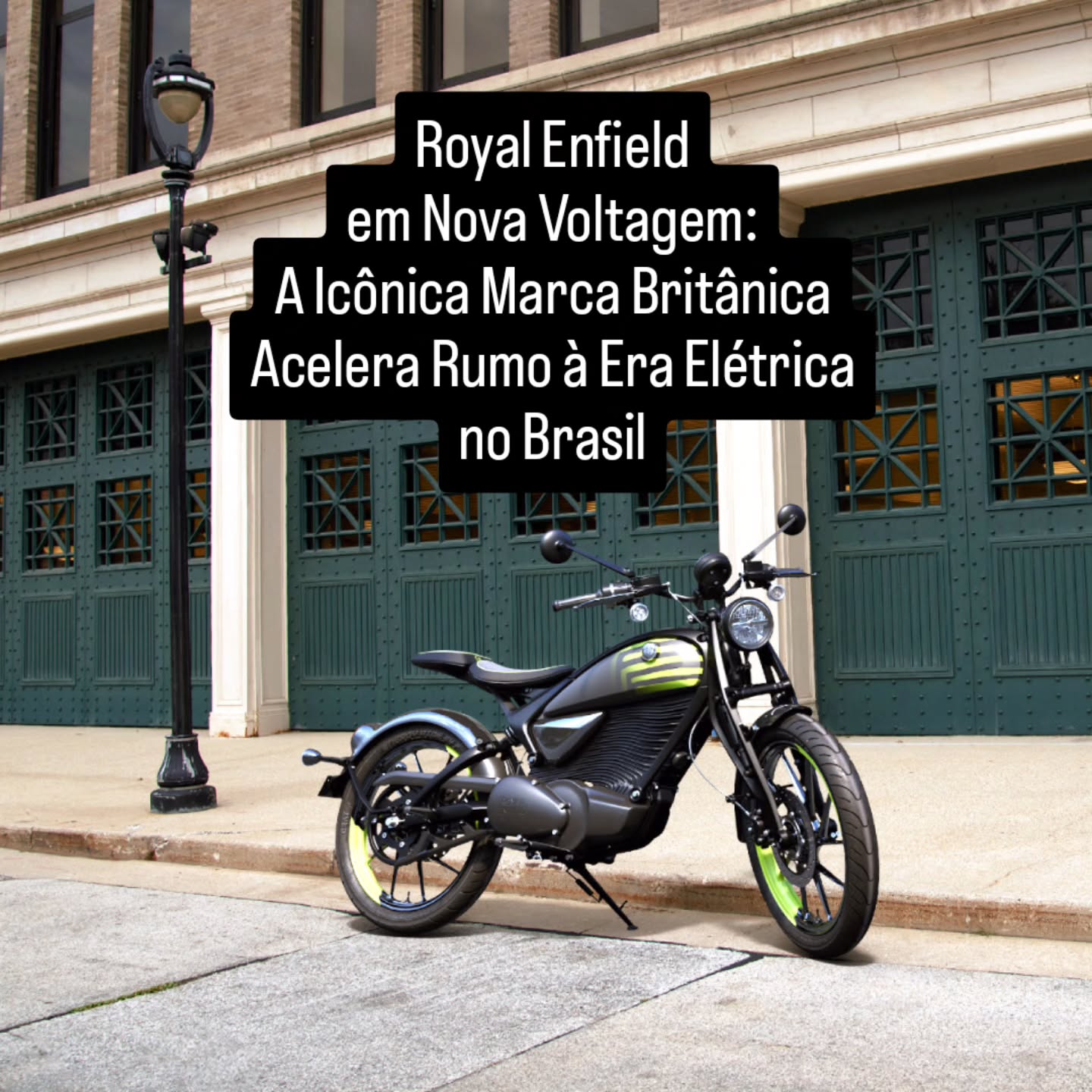 A icônica marca britânica anuncia sua nova linha de motos elétricas, trazendo tradição, estilo e sustentabilidade para as ruas brasileiras.🔋 Potência até 15 kW 🌍 Autonomia urbana e segurança avançada 🛠️ Tecnologia e tradição lado a ladoConheça agora o futuro que preserva a essência Royal Enfield!Leia Mais em nosso Site/App (Link na BIO)#RoyalEnfield #MotoElétrica #MobilidadeElétrica #Sustentabilidade #InovaçãoSobreDuasRodas #FuturoDasMotos
